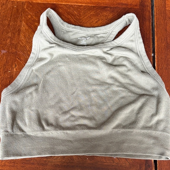 Old Navy Tops - Old Navy Active Ribbed High-Neck Tank — Olive